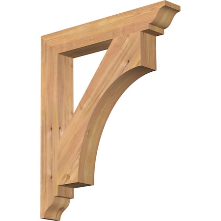 Westlake Traditional Smooth Bracket, Western Red Cedar, 3 1/2W X 24D X 28H